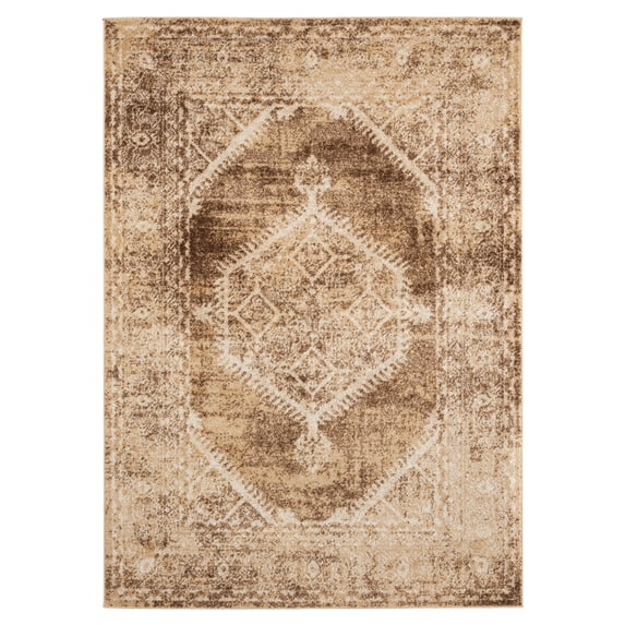 Designer Home Livonia Area Rug 3801 30352 Sultana Light Brown 9' 10" x 13' 2" Rectangle