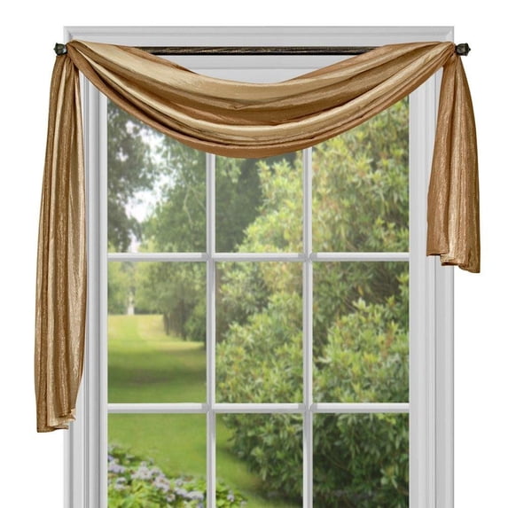 Designer Home Ombre Window Curtains, Modern Semi-Sheer Window Curtain Drape Shade Panels, Window Treatment for Livingroom, Bedroom and Kitchen