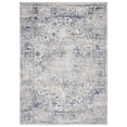 thumbnail image 1 of Designer Home Outback Area Rug 4540 20460 Clark Blue Bordered Scrolls 7' 10 x 7' 10" Round, 1 of 2