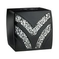 thumbnail image 1 of Designer Home Premium Premium Decorative Countertop Ensemble Bath Accessories Set (Tissue Box, Black), 1 of 1
