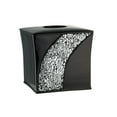 thumbnail image 1 of Designer Home Premium Premium Decorative Countertop Ensemble Bath Accessories Set (Tissue Box, Brown), 1 of 1