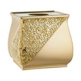 thumbnail image 1 of Designer Home Premium Premium Decorative Countertop Ensemble Bath Accessories Set (Tissue Box, Gold), 1 of 1
