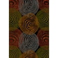 thumbnail image 1 of Designer Home Regal Area Rug 750-00475 Decibel Multi Swirls Lines 7' 10" x 10' 6" Rectangle, 1 of 1