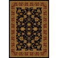 thumbnail image 1 of Designer Home Regal Area Rug 750-00870 Reza Black Bordered Scrolls 1' 10" x 2' 8" Rectangle, 1 of 1