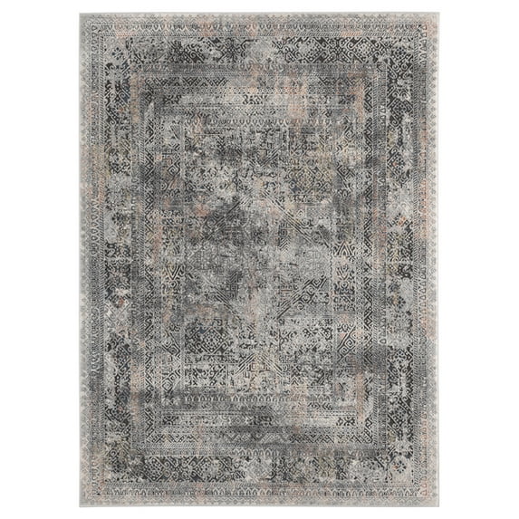 Designer Home Suave Area Rug 2620 32075 Bellamy Blue Vintage Faded 1' 11" x 3' Rectangle