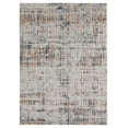 thumbnail image 1 of Designer Home Suave Area Rug 2620 36075 Livia Blue Scratched Distressed 7' 10 x 7' 10" Round, 1 of 2