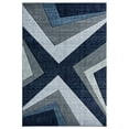 thumbnail image 1 of Designer Home Swan Area Rug 2050 10064 Zine Navy Cross Angled 2' 7" x  7' 4" Rectangle, 1 of 2