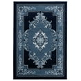 thumbnail image 1 of Designer Home Swan Area Rug 2050 10564 Fallon Navy Bulbs Medallion 7' 10 x 7' 10" Round, 1 of 2