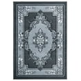 thumbnail image 1 of Designer Home Swan Area Rug 2050 10572 Fallon Grey Medallion Curls 2' 7" x  7' 4" Rectangle, 1 of 2