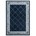 thumbnail image 1 of Designer Home Swan Area Rug 2050 10964 Altamont Navy Diamonds Crosshatch 5' 3" x 7' 6" Rectangle, 1 of 2