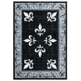 thumbnail image 1 of Designer Home Swan Area Rug 2050 11070 Casselton Black Scrolls Curves 7' 10" x 10' 6" Rectangle, 1 of 2