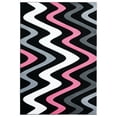 thumbnail image 1 of Designer Home Swan Area Rug 2050 11186 Embezzle Pink Waves Angled 7' 10" x 10' 6" Rectangle, 1 of 2