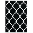 thumbnail image 1 of Designer Home Swan Area Rug 2050 11570 Rodanthe Black Repeat Curves 2' 7" x  4' 2" Rectangle, 1 of 2
