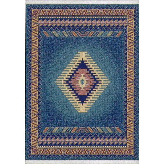 Designer Home Urban Area Rug 040-27060 Tucson Apache Light Blue 7' 10" x 10' 10" Rectangle