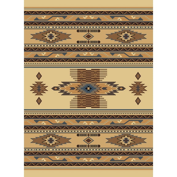 Designer Home Urban Area Rug 040-36014 Phoenix Cheyenne Berber 3' 11" x 5' 3" Rectangle
