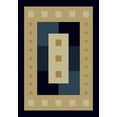 thumbnail image 1 of Designer Home Urban Area Rug 040-36864 Times Square Navy Boxes Squares 7' 10" x 10' 6" Rectangle, 1 of 1
