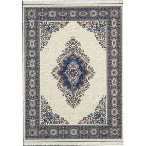 Designer Home Urban Area Rug 940-35397 Cathedral Cream Medallion Floral 3' 11" x 5' 3" Rectangle