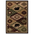 thumbnail image 1 of Designer Home Woodlands Area Rug 2055 40175 Legacy Multi Diagonals Angled 5' 3" x 7' 6" Rectangle, 1 of 2