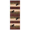 thumbnail image 1 of Designer Home Woodlands Area Rug 2055 40726 Rose Hill Beige Plaid Rows 2' 7" x  7' 4" Rectangle, 1 of 2