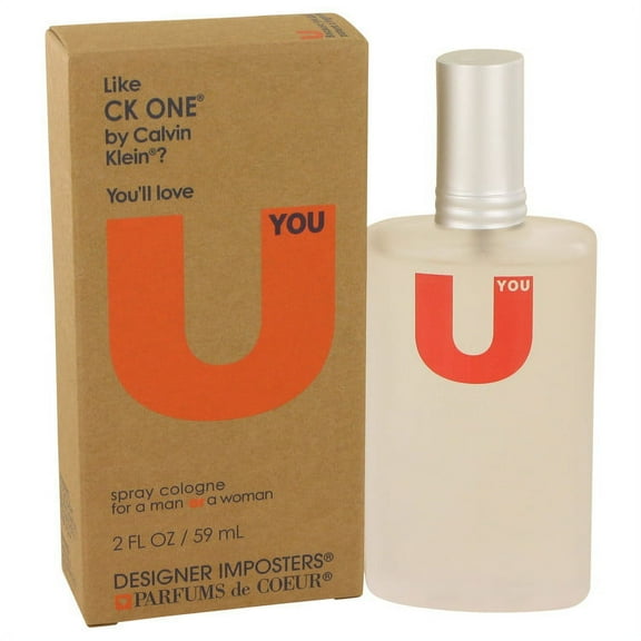 Designer Imposters U You Perfume By Parfums De Coeur Cologne Spray (Unisex) 2 oz(Pack of 4)