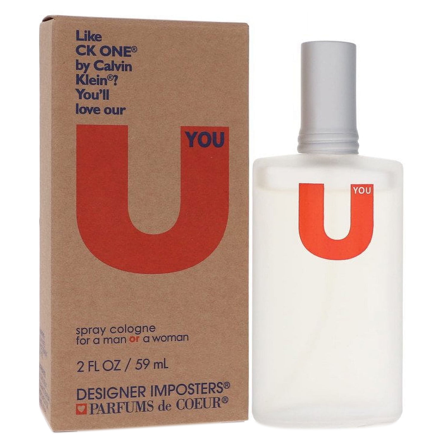 Designer Imposters U You Cologne Spray (Unisex) By Parfums De Coeur - 2 oz Designer Imposters U You Cologne Spray (Unisex) By Parfums De Coeur - 2 oz