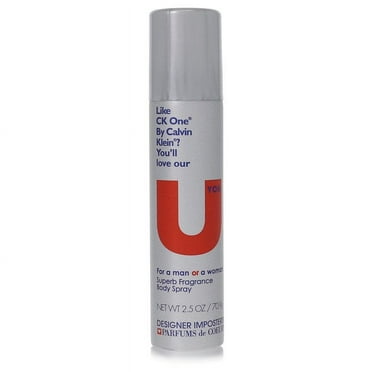 Designer Imposters U You by Parfums De Coeur Deodorant Body Spray (Unisex) 2.5 oz for Women - Brand New