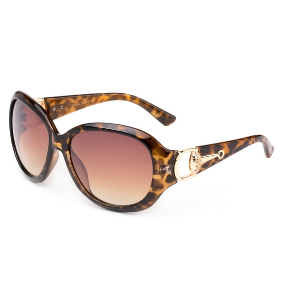 Designer Inspired Fashion Large Frame Sunglasses with UV Protection for Women