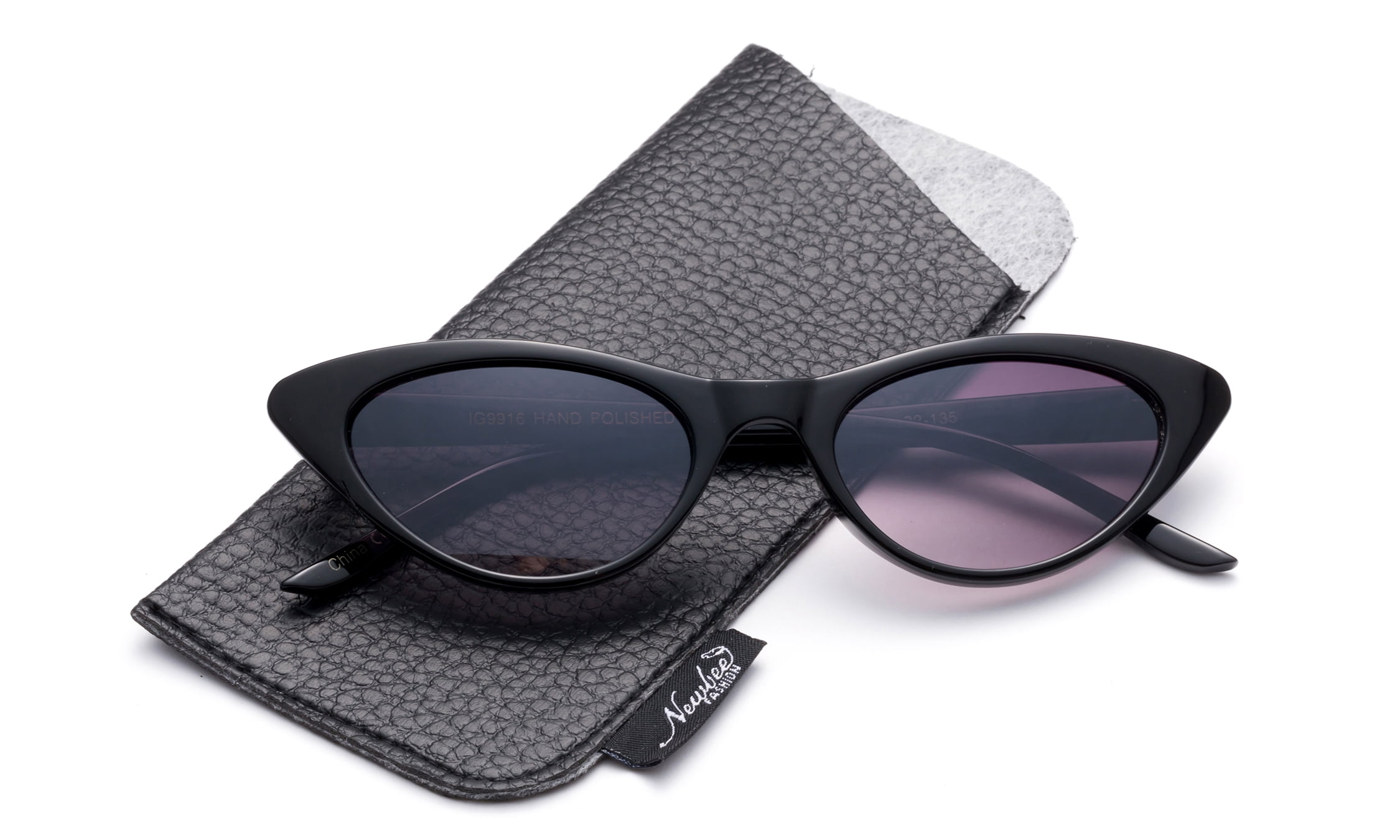 Designer Inspired Retro Vintage Narrow Cat Eye Sunglasses  display picture 1