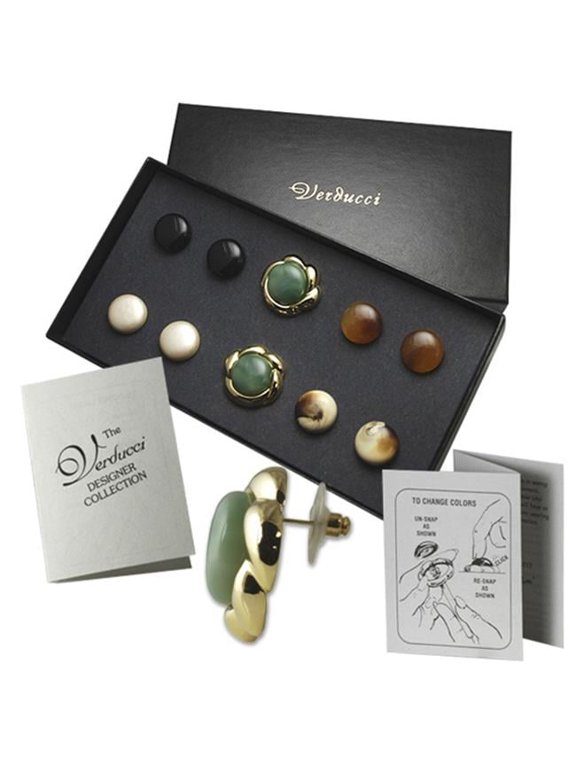 Designer Interchangeable Earrings Pierced