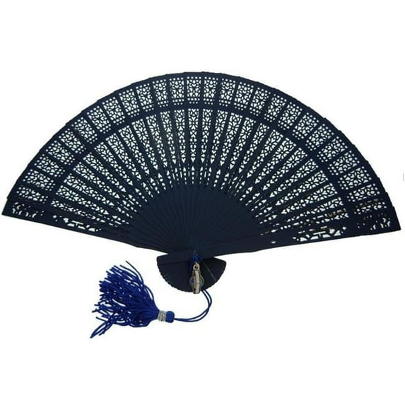 Designer Jewelry 15570 Authentic Universal Studios Singapore Blue Fan with Logo Pendant