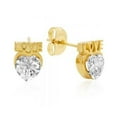 thumbnail image 1 of Designer Jewelry  18kt Gold Plated Stainless Steel Stud Earrings, 1 of 1
