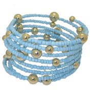Designer Jewelry 8988T MX Signature Collection Multi Strand Bracelet Blue