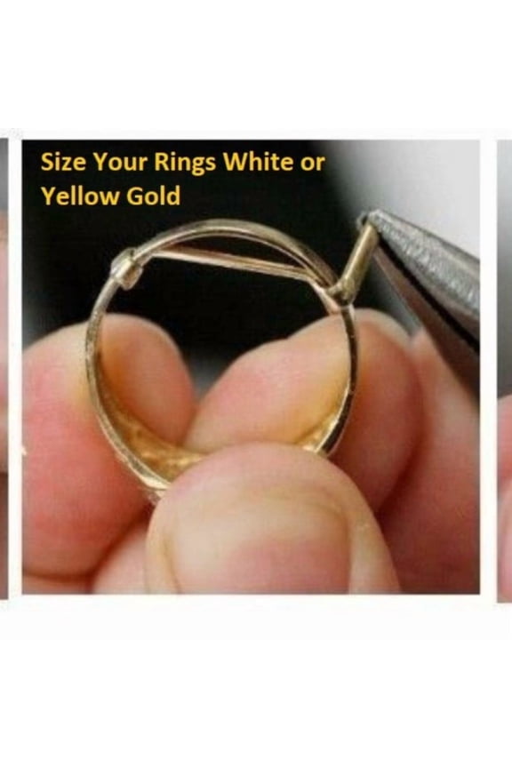 924072X LOCK RING GUARD SIZER CREATES A CUSTOM FIT IN WHITE GOLD RINGS