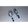 thumbnail image 1 of Designer Jewelry JF75E Cameo and Cubic Zirconia Sterling Silver Earrings, 1 of 1