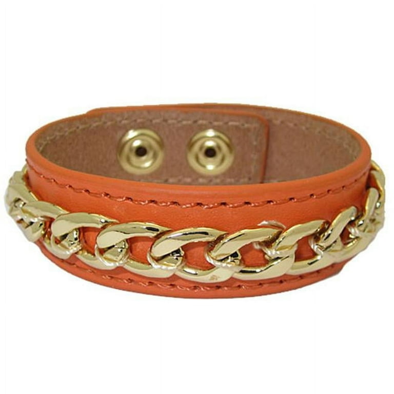 Designer leather bracelet best sale