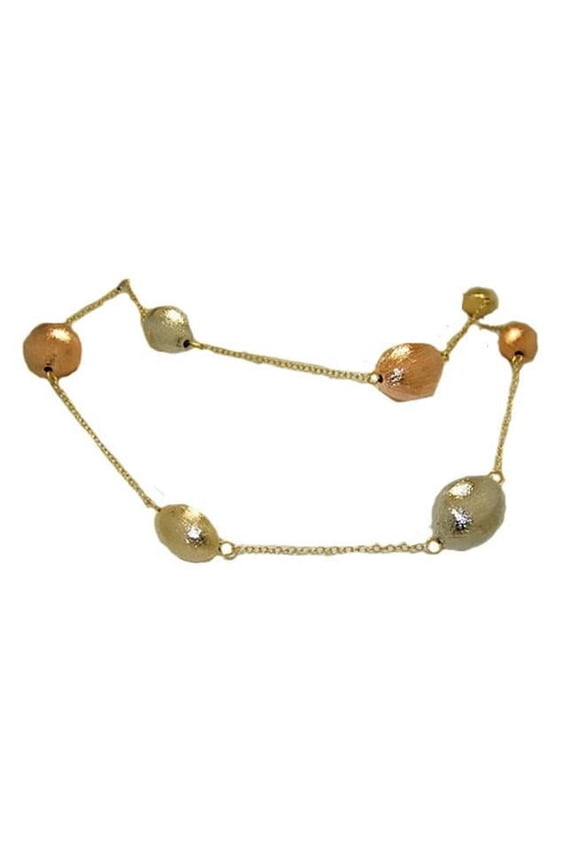 Designer Jewelry MX Three Tone Necklace