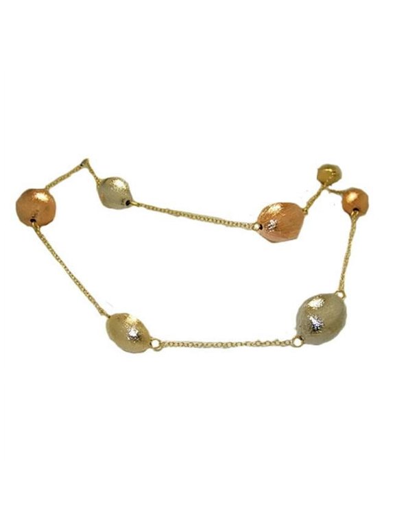 Designer Jewelry MX Three Tone Necklace