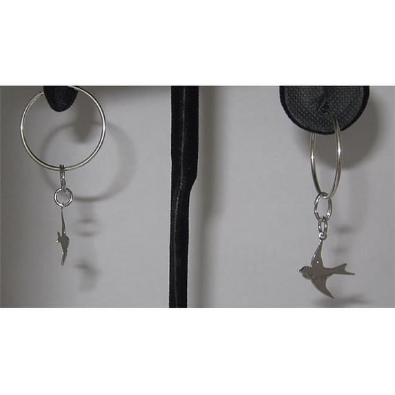 Designer Jewelry Sterling Silver Bird charm Earring