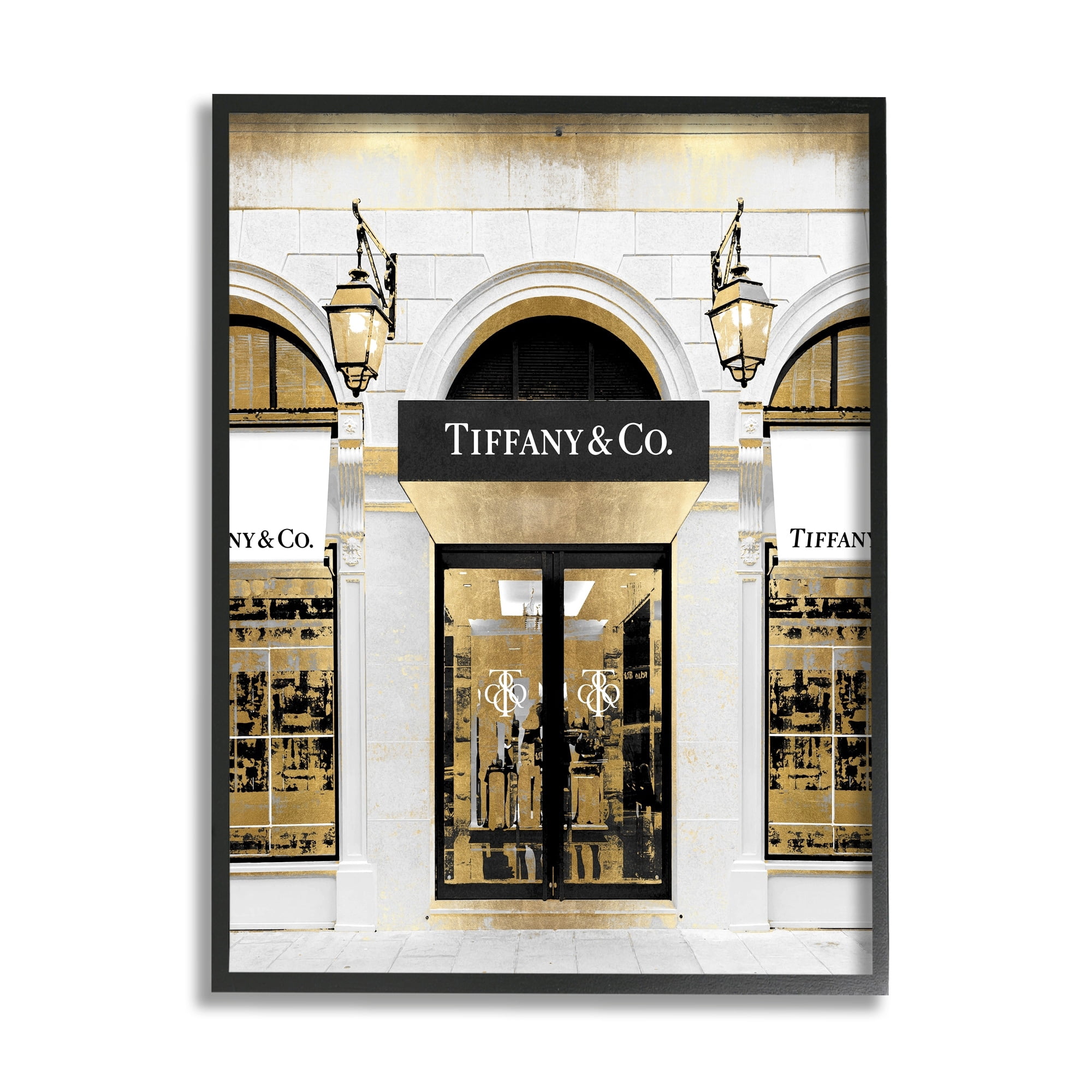 Designer Jewelry Storefront Urban Glam Fashion Photography Town & City Photograph Framed Art Print Wall Art