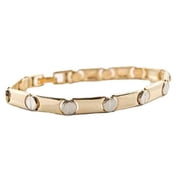 Designer Jewelry Two Tone Bracelet Screw Bracelet