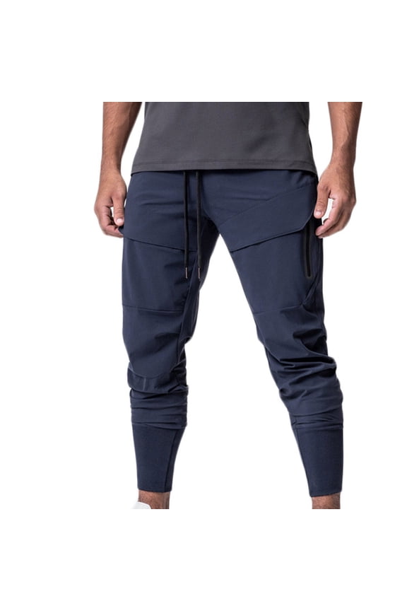 Designer Joggers for Men Fashion Tapered Cropped Pants Athletic Ankle Track Pants Street Techwear Stretch Trousers