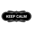thumbnail image 1 of Designer Keep Calm Sign (Black) - Small, 1 of 4