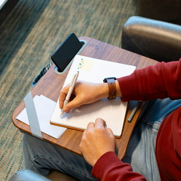 Designer Lap Desk with Phone Holder and Device Ledge - Arrow Stripes - Fits up to 15.6 Inch Laptops