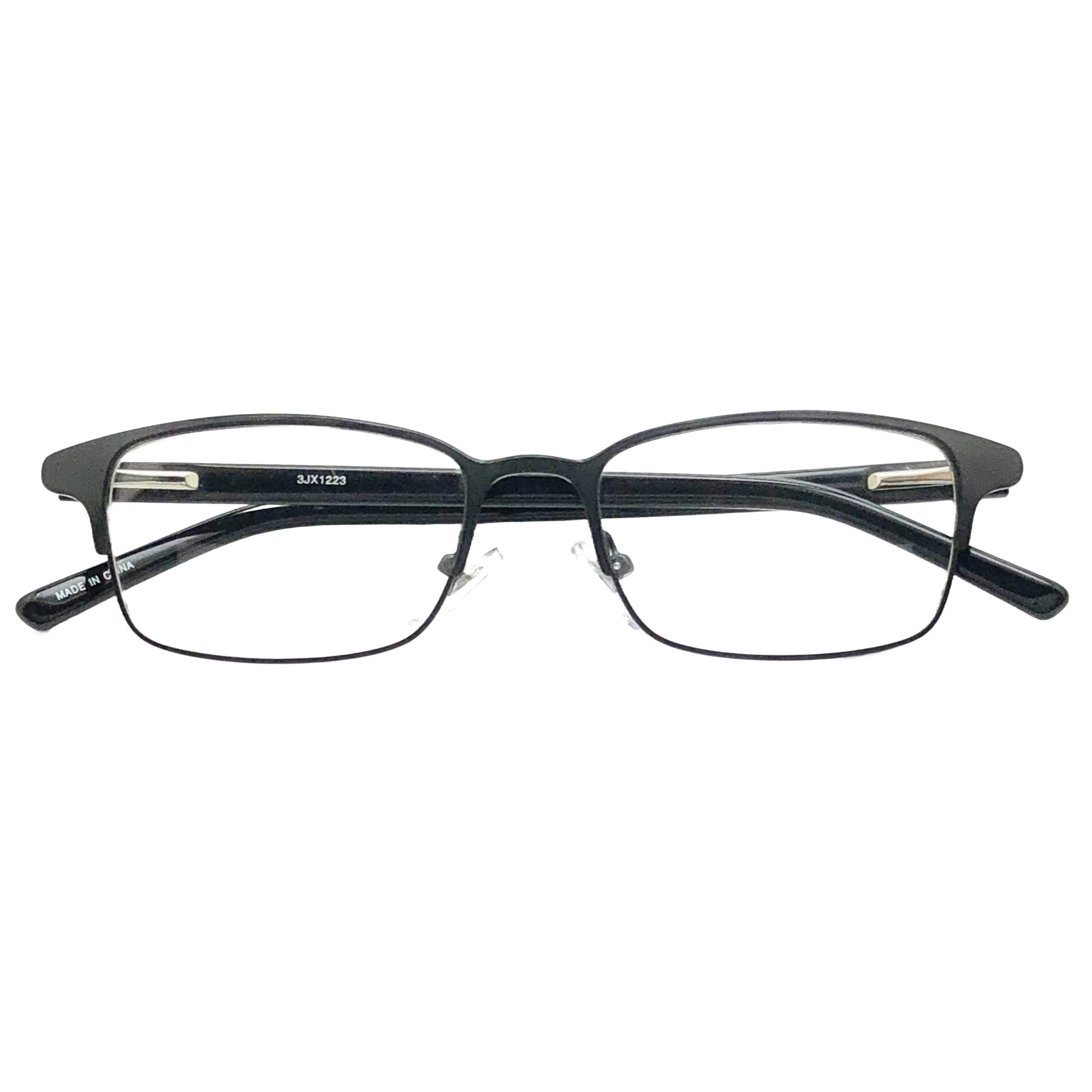 Designer Looks for Less Men's Prescription Eyeglasses, FM11032, Matte Black