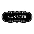 thumbnail image 1 of Designer Manager Sign(Black) - Medium, 1 of 6