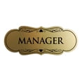 thumbnail image 1 of Designer Manager Sign(Brushed Gold) - Small, 1 of 6