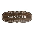 thumbnail image 1 of Designer Manager Sign(Walnut) - Medium, 1 of 6