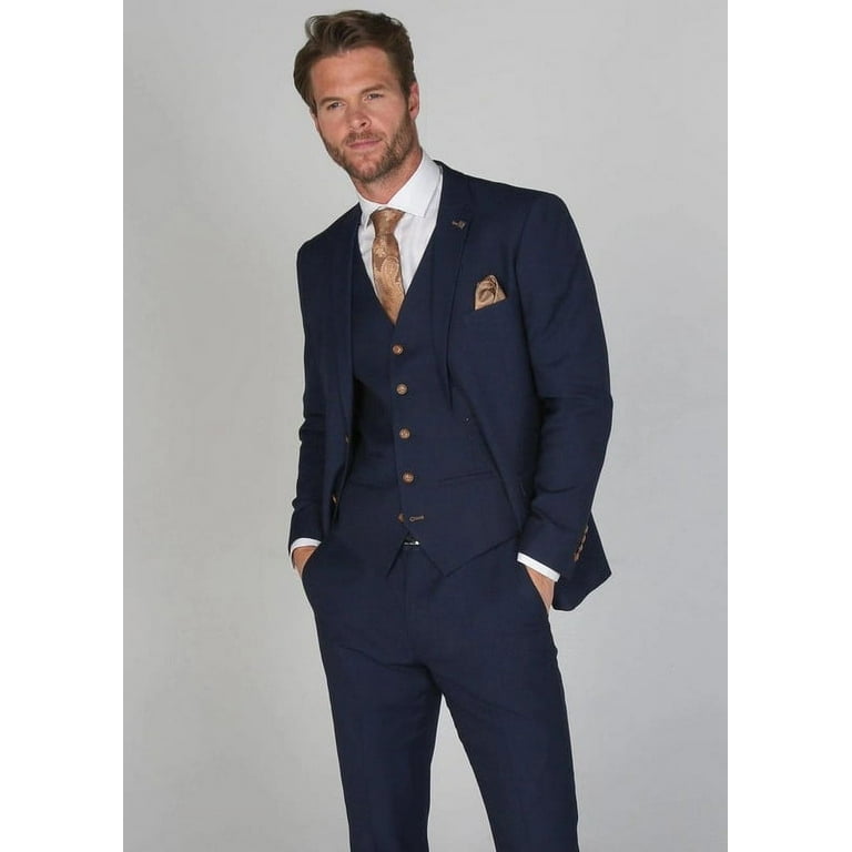 Navy blue coat pant hot sale