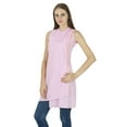 thumbnail image 1 of Designer New Summer Women Asymmetric Cotton Top Tunic Kurta Casual Kurti Dress, 1 of 3