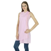 Designer New Summer Women Asymmetric Cotton Top Tunic Kurta Casual Kurti Dress